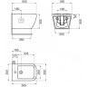 Биде подвесное BELBAGNO ALPINA BB10100BH