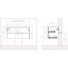 Тумба Cemento Grigio 70 см BELBAGNO KRAFT KRAFT-700-2C-SO-CG